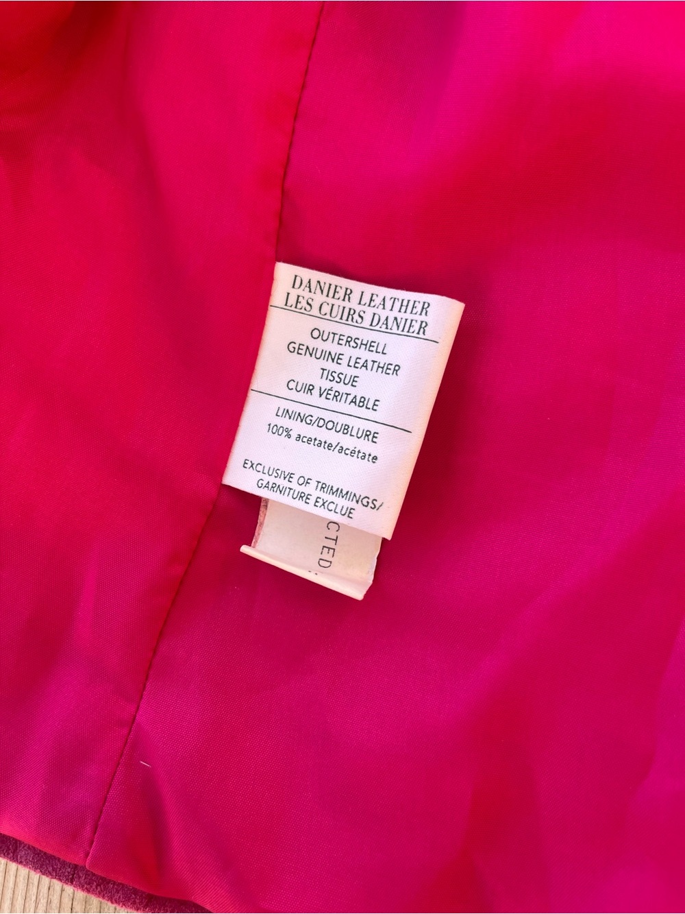 Danier Hot Raspberry Suede Jacket - Picture 7 of 11